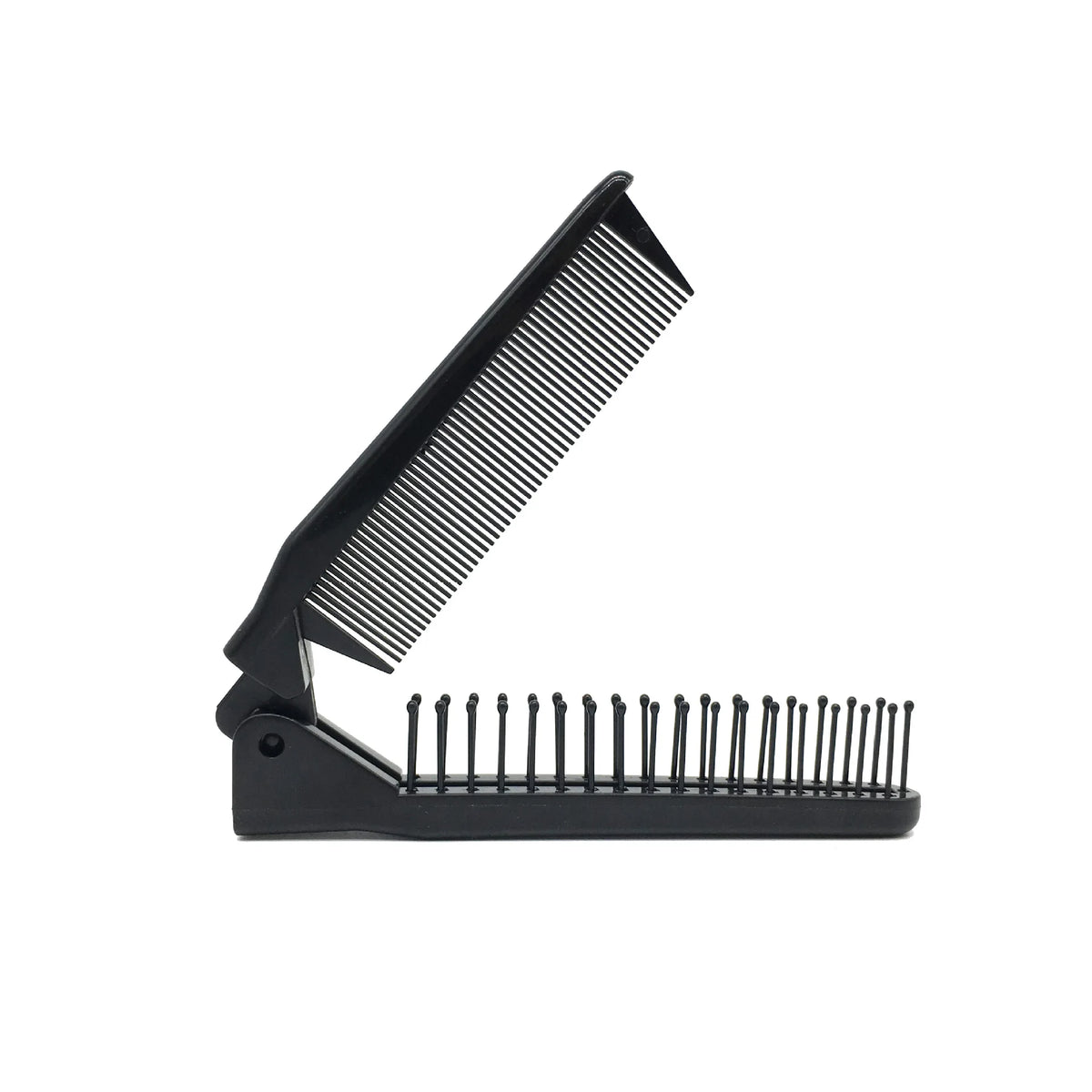 2-in-1 Folding Hair Comb | Portable Travel Pocket Brush