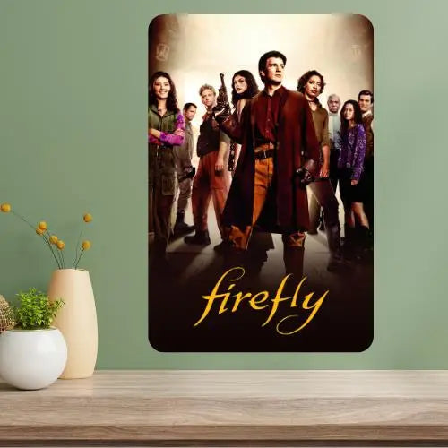 Firefly TV Show Metal Poster Sign – Vintage Aluminum Wall Art