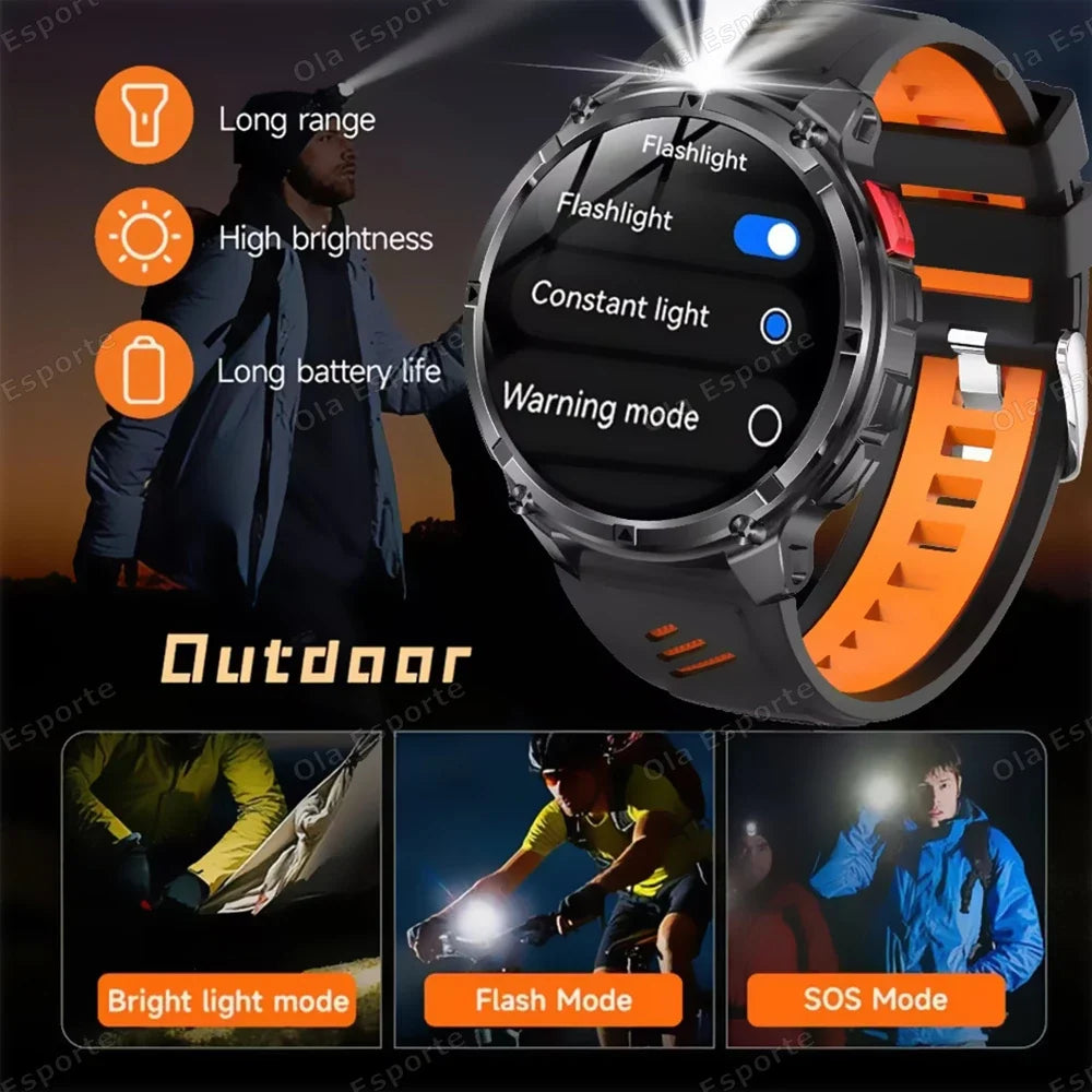 Ola Esporte HW12 Men's Smart Watch | 1.7" Screen, 1100mAh Battery