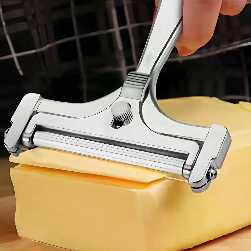 Adjustable Stainless Steel Cheese Slicer & Butter Cutter