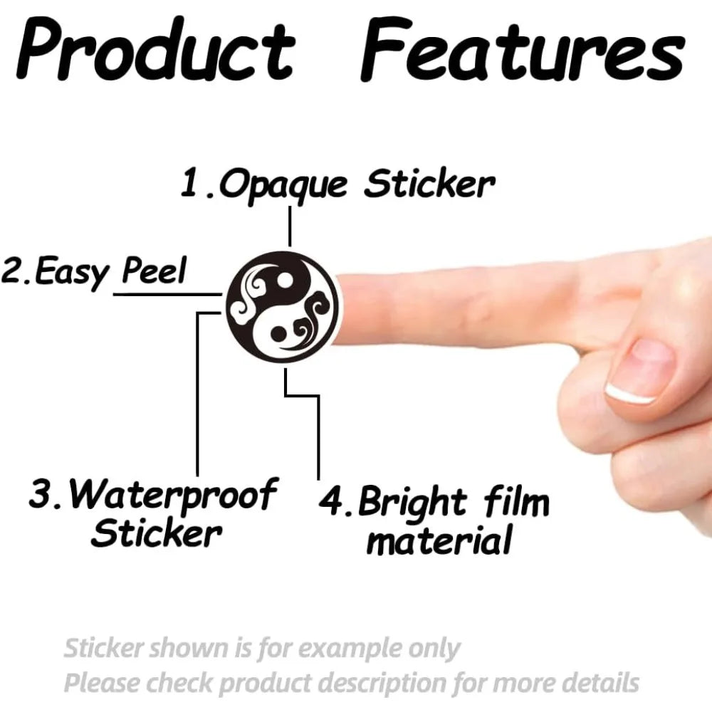 Self-Adhesive Decorative Stickers – 180 Sheets, 20 Designs