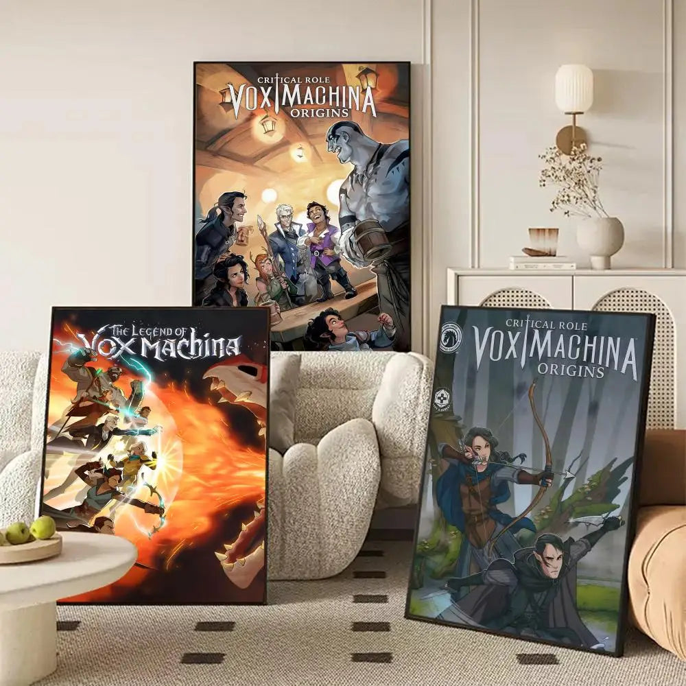 Legend of Vox Machina HD Poster Sticker – Self-Adhesive Wall Art