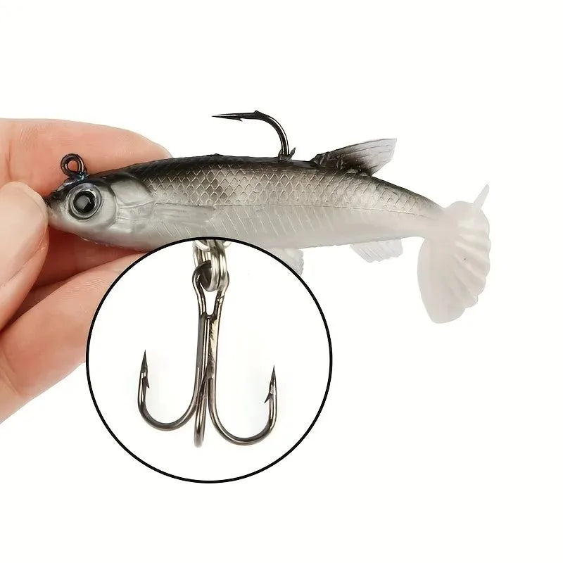 Soft Fishing Lure Kit 5–10 Pcs | 8cm 14g Artificial Bait