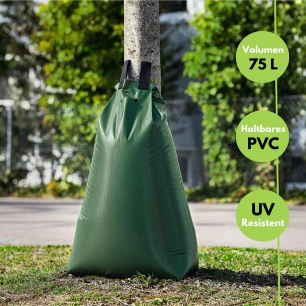20 Gallon Reusable Tree Watering Bag Slow Release Irrigation Drip