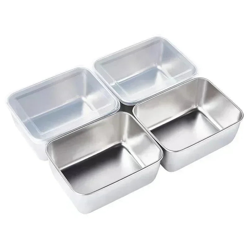 Stainless Steel Food Storage Container | Fridge & Freezer Box