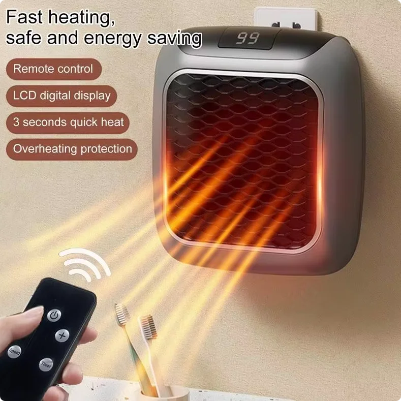 Electric Heater Home Appliance Heating Furnace Portable Plug-in Room