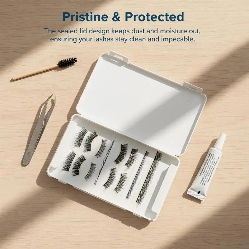 Portable False Eyelash Storage Case | Travel Lash Holder Box