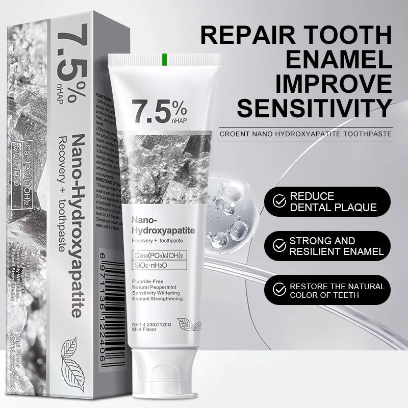 Hydroxyapatite Toothpaste – Whitening & Fresh Breath | 1/3/5 Pack