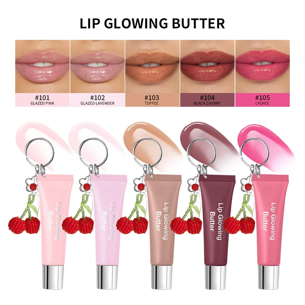 Lip Glowing Butter Keychain Gloss – Moisturizing & Long-Lasting
