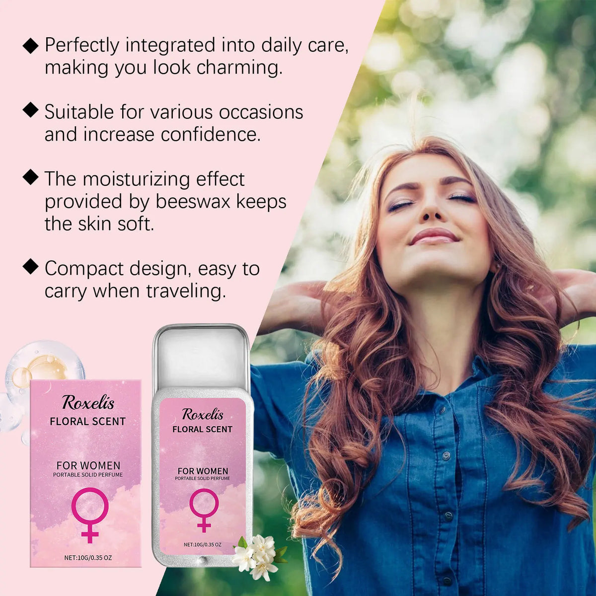 OceAura Pheromone Solid Fragrance Balm for Women & Men 10g
