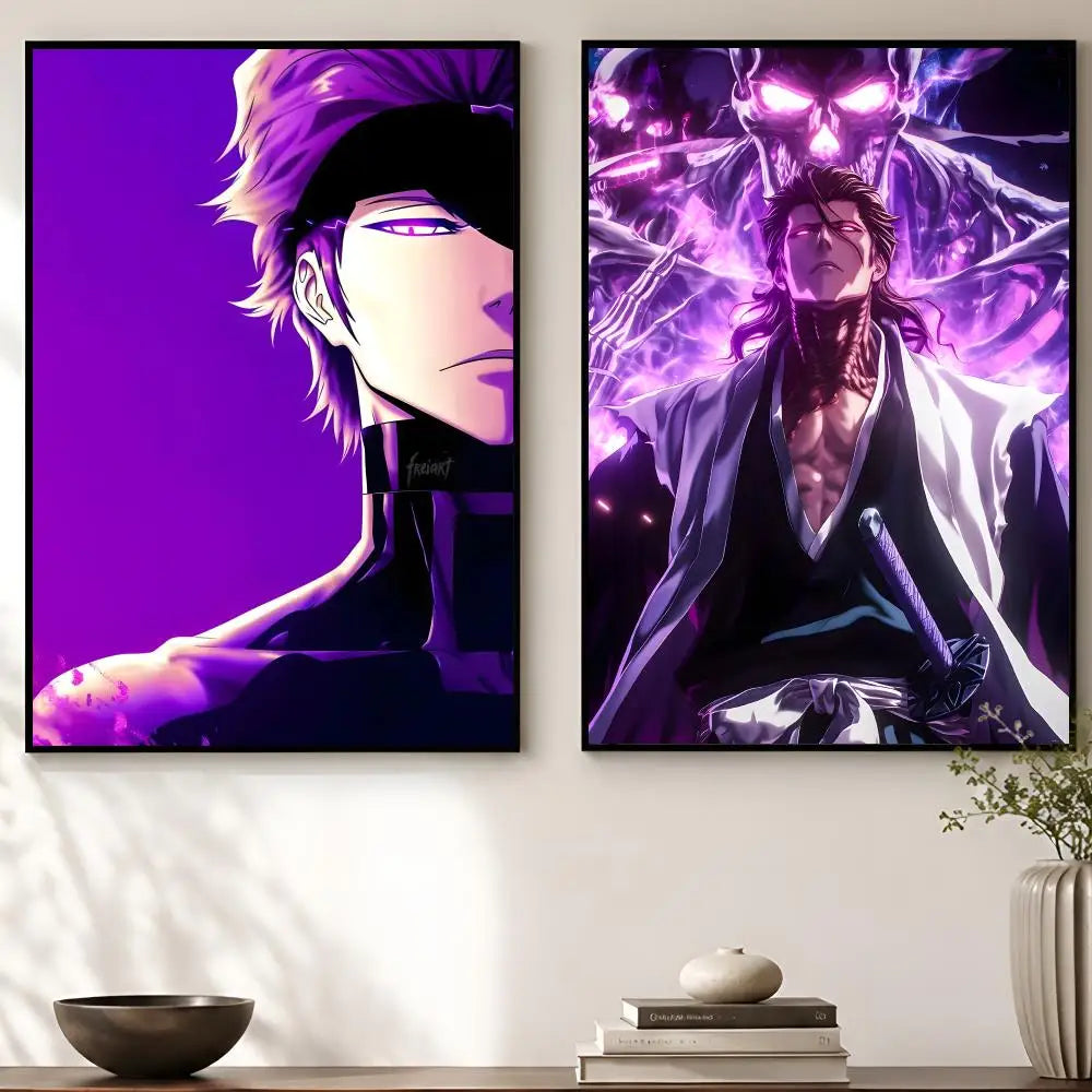 Sosuke Aizen Anime Poster – HD Self-Adhesive Waterproof Wall Art