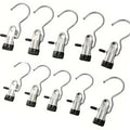 10 Metal Pants Hangers with Clips – Space-Saving Closet Organizer