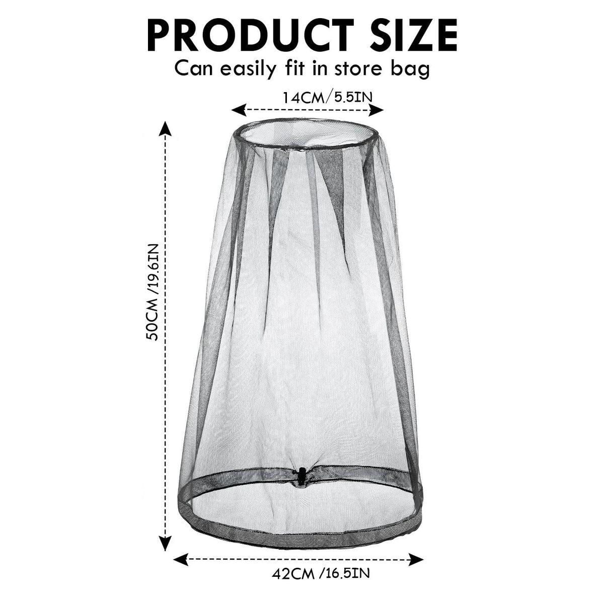 Bug Mesh Head Net – Mosquito Face & Neck Protector Outdoor