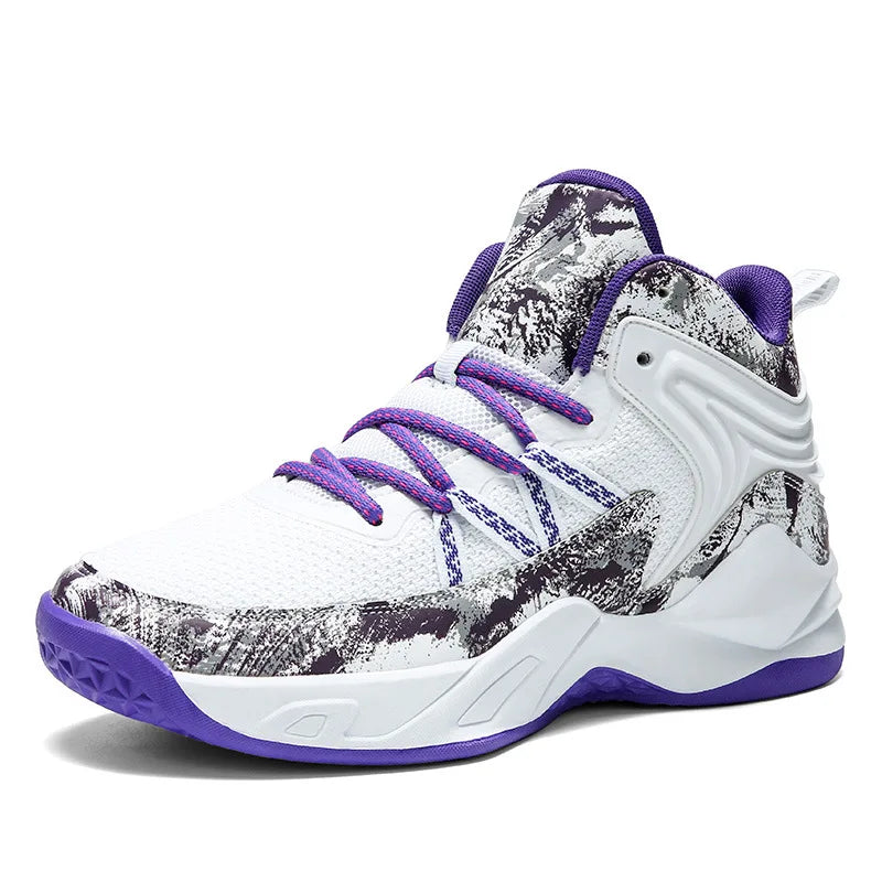 YBQJOO Breathable Basketball Sneakers | Unisex Athletic Shoes