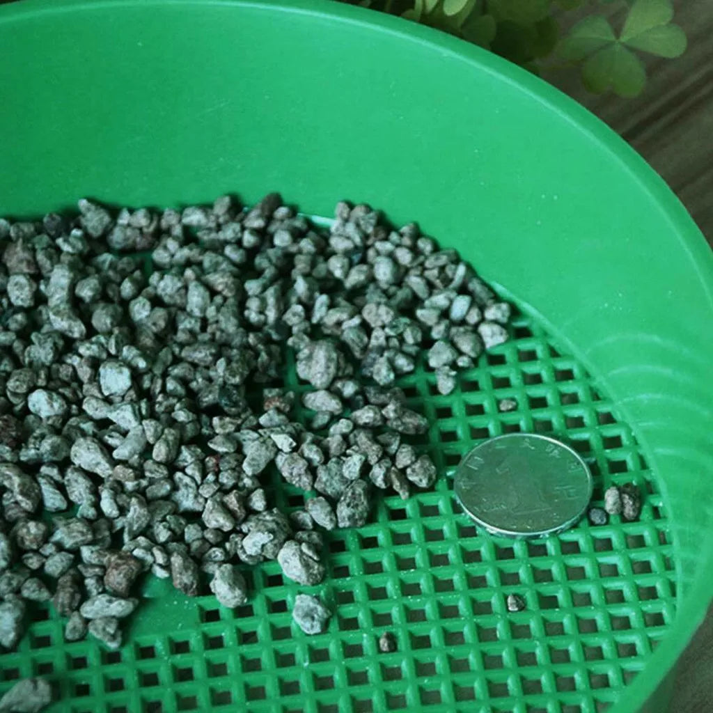 Plastic Garden Soil Sieve | Fine Mesh Sand & Stone Sifter