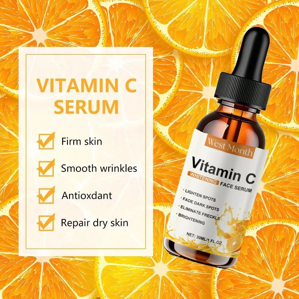 Vitamin C & Hyaluronic Acid Serum – Brighten, Firm & Hydrate
