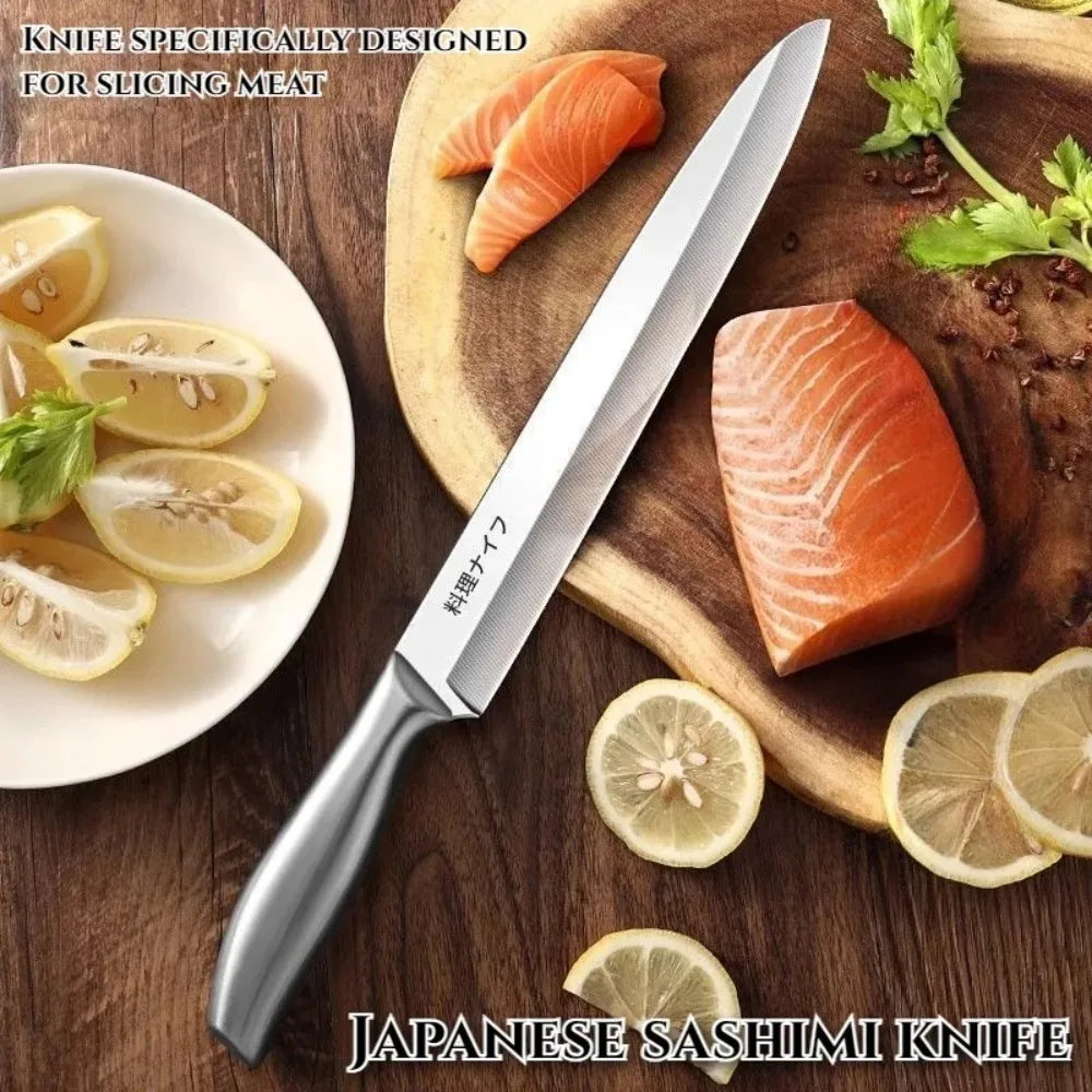 PLYS Japanese Sashimi Knife – Sharp Stainless Steel Slicer