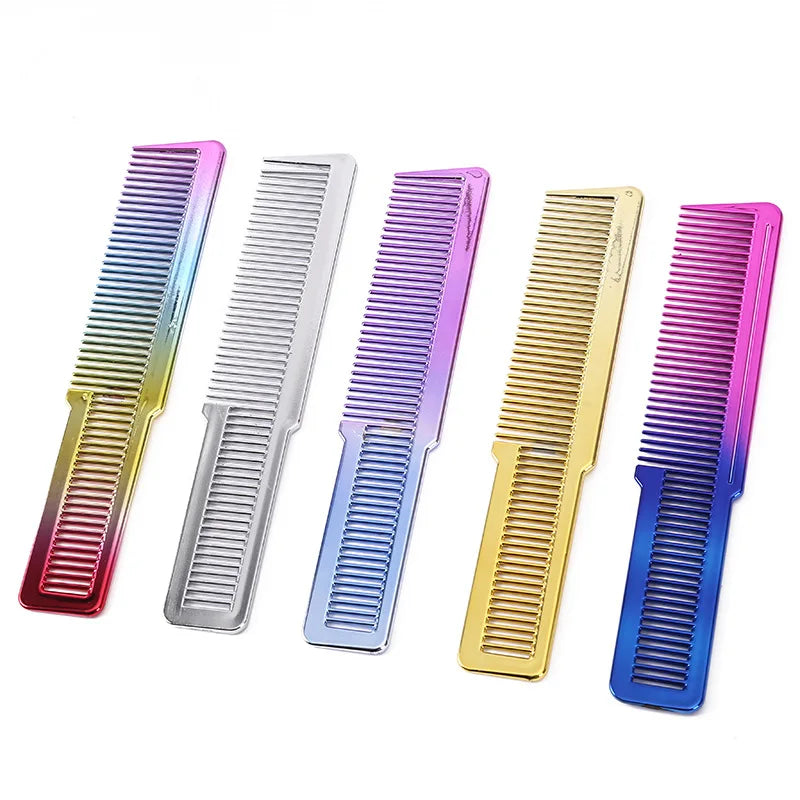 Electroplated Anti-Static Barber Comb | Professional Styling Tool