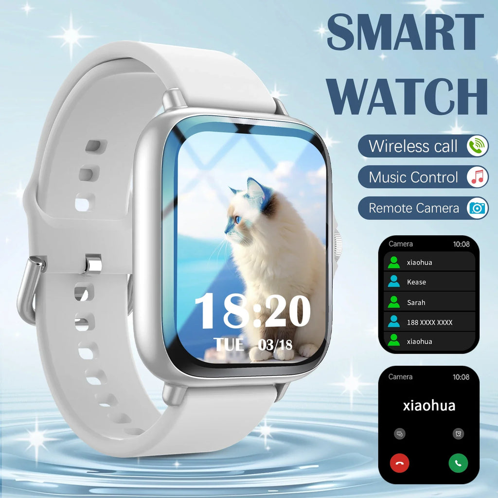 LOMAXFR 1.68" Smart Watch – Fitness, Calls & Music Control