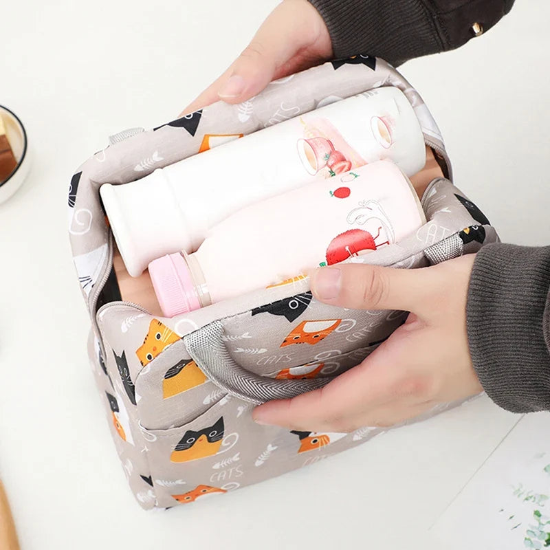 Portable Lunch Bags Thermal Insulation Box Storage Bag Children's