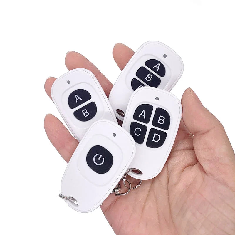 433MHz Wireless Remote Switch – 1-4 Key EV1527 Learning Code