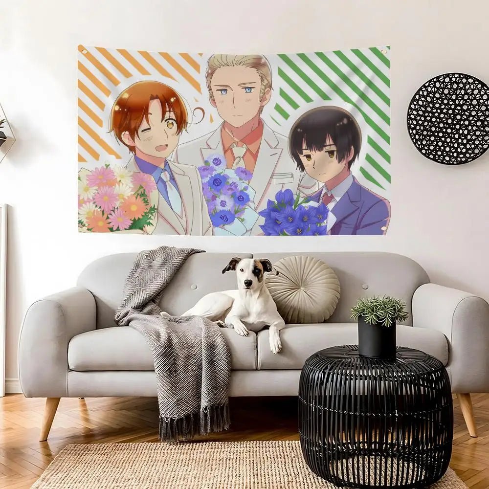 Hetalia World Stars Anime Flag – Wall & Outdoor Banner