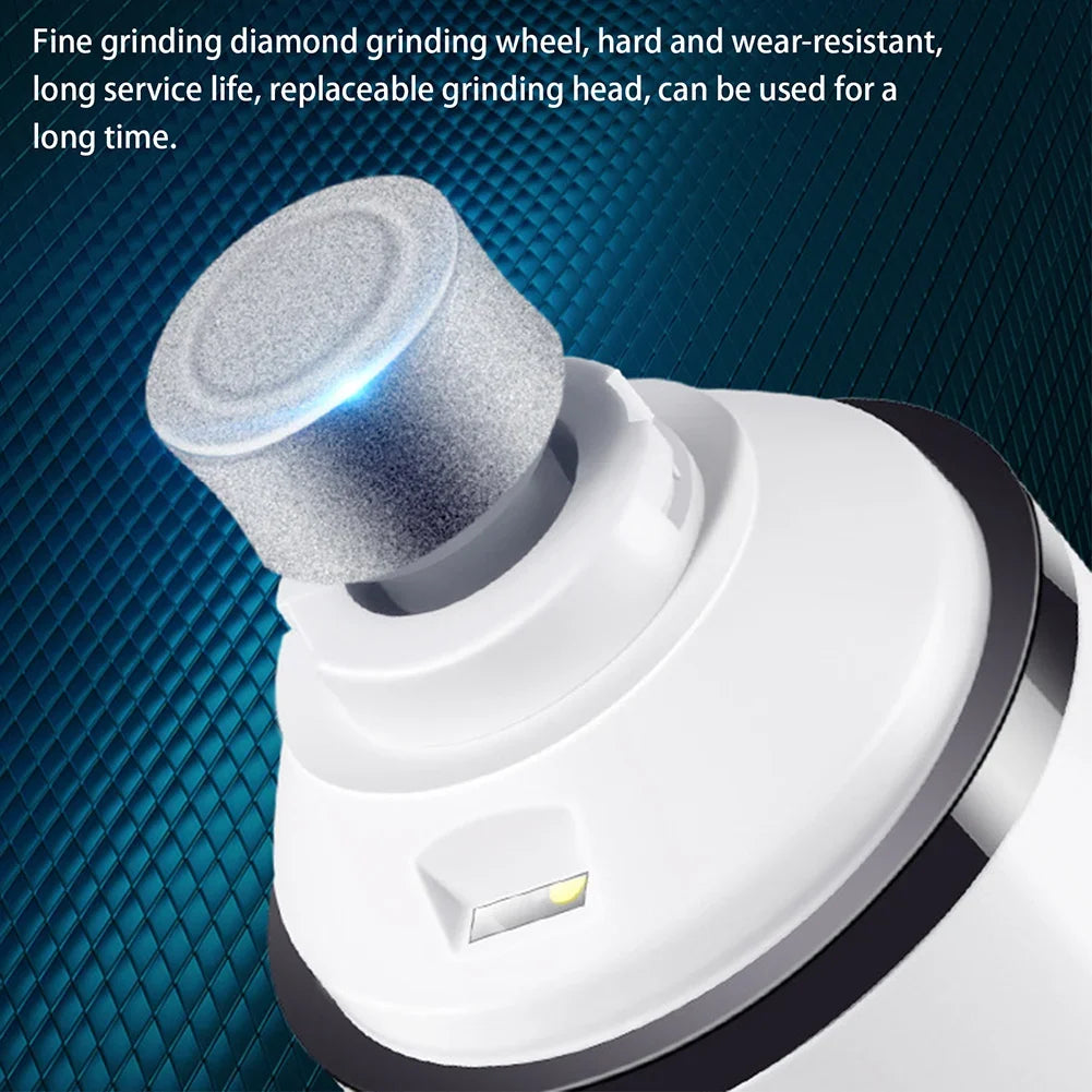 Electric Pet Nail Grinder with LED Light | 3-Speed USB Rechargeable