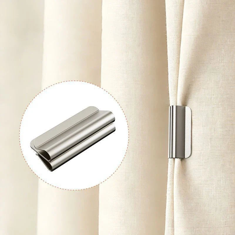 Magnetic Curtain Clips – Block Light & Keep Drapes Closed