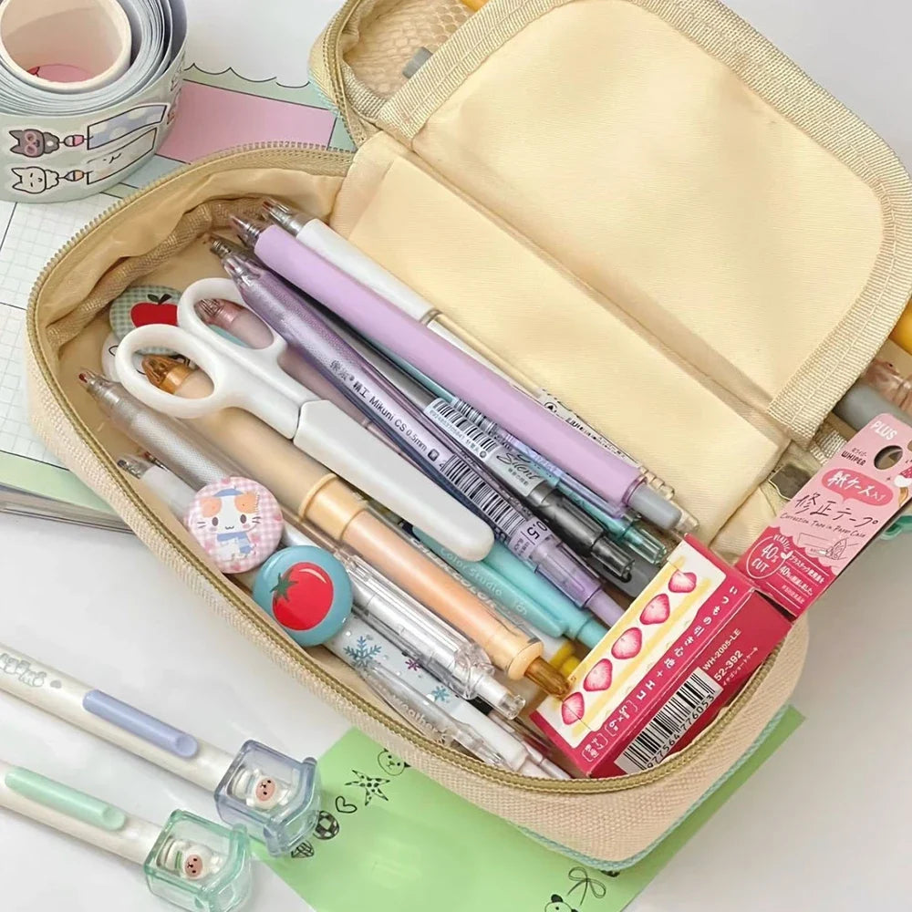 Cartoon Phoebe Cat Pencil Case Ins Beauty Embroidered Stationery Box