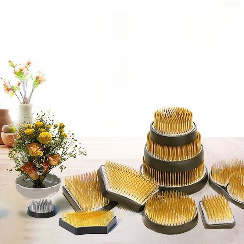 4 Sizes Ikebana Holder Pin Flowers Floral Decor Arrangement Insert