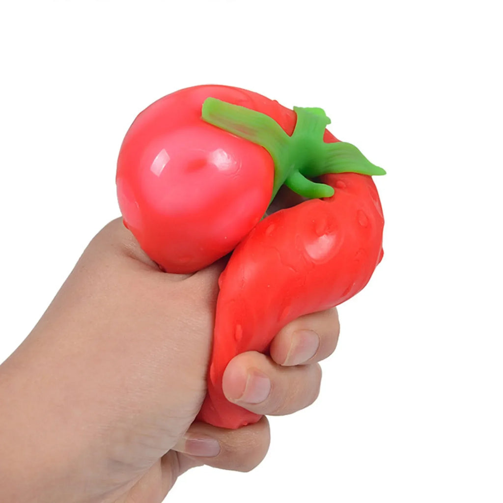 Strawberry Squishy Toy – Slow Rising Sensory Fidget Squeeze Toy