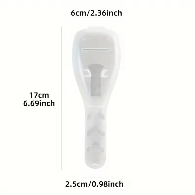 Clear Portable Travel Razor Protector Case & Shaver Holder