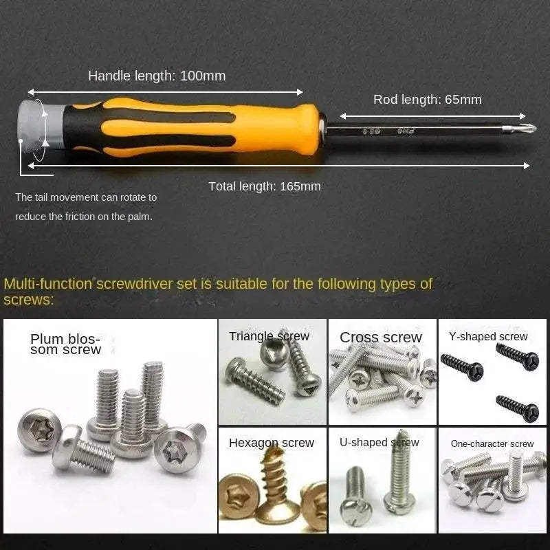 12-in-1 Magnetic Screwdriver Set – Precision Home Repair Kit