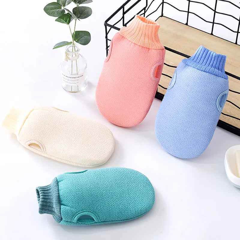 Exfoliating Bath Gloves – Body Scrub & Spa Shower Massage