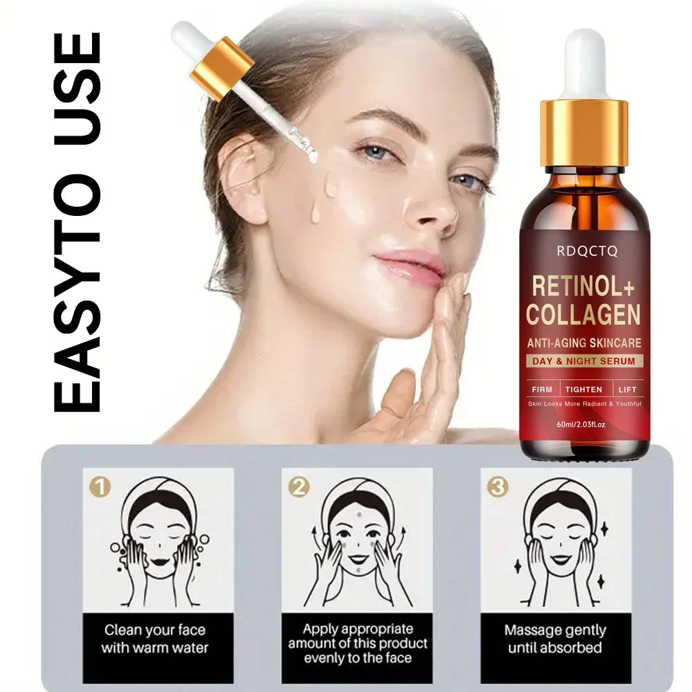 Retinol Collagen Firming Day & Night Serum – Anti-Aging Essence