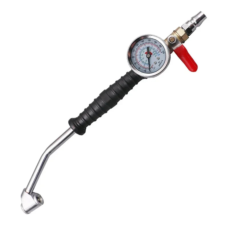 Tire Inflator Rod Car Truck Vehicles Pressure Gauge Manometro Repair