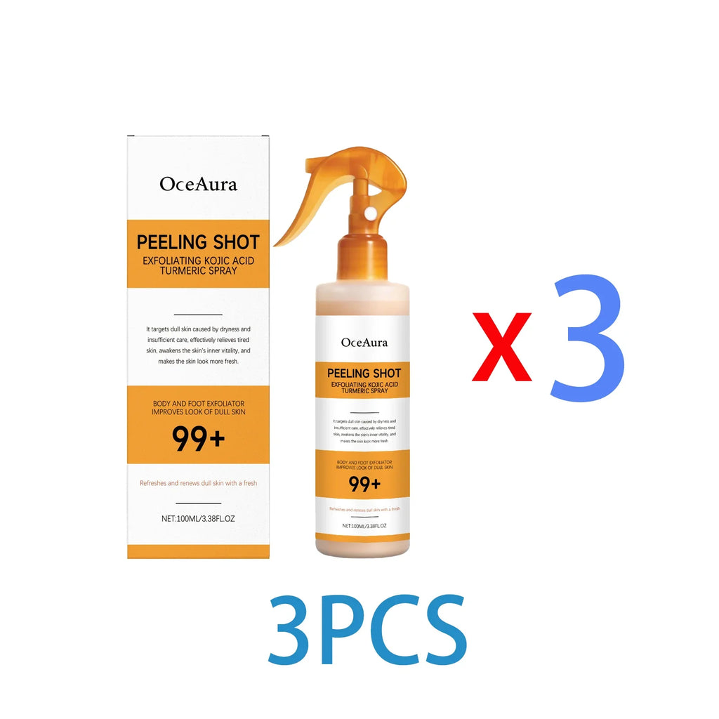 Kojic Acid Turmeric Body Brightening Exfoliating Spray 100ml