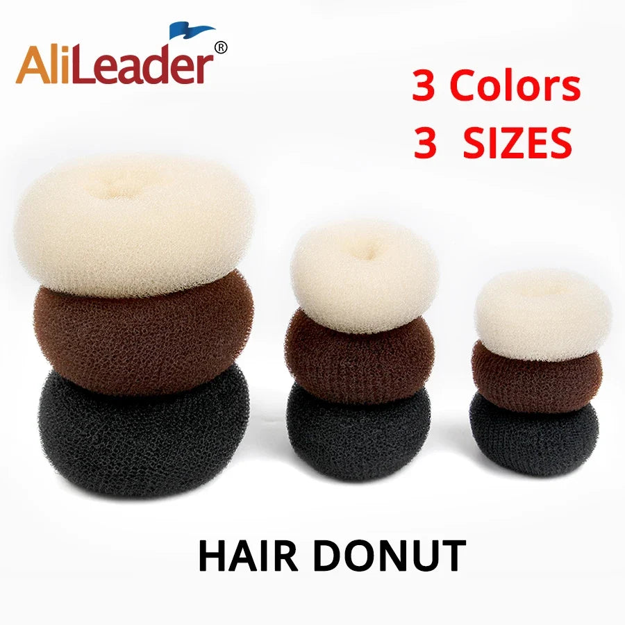 Donut Hair Bun Maker – Foam Bun Shaper for Women & Girls