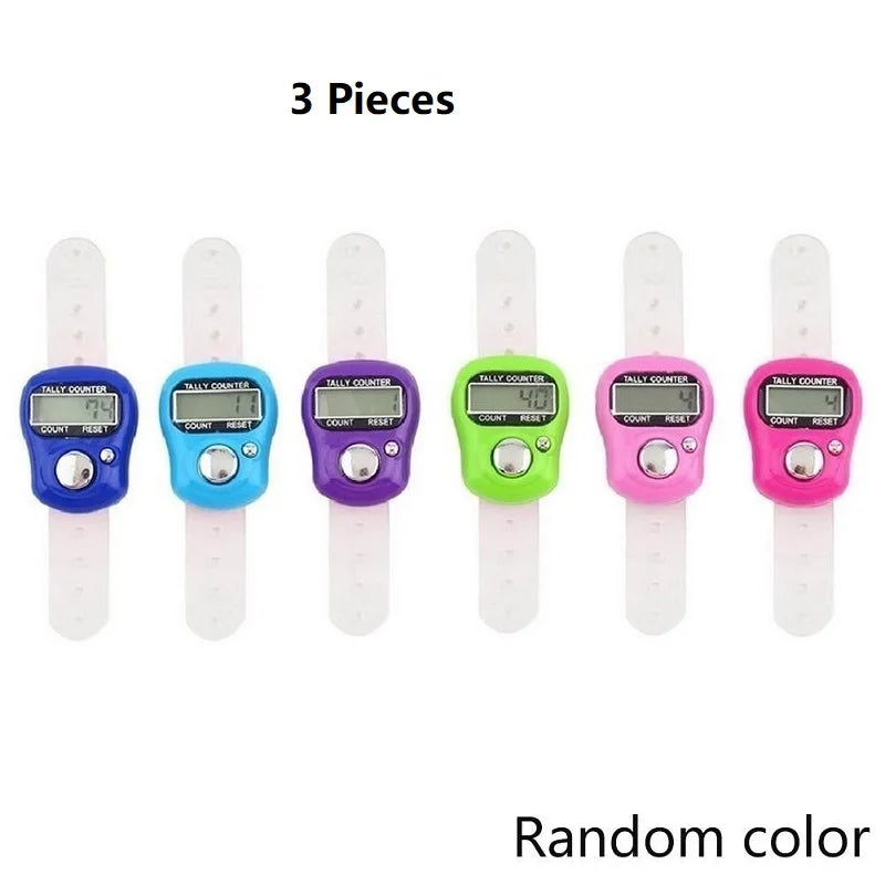 Mini Electronic Finger Tally Counter Ring – LCD Knitting Clicker
