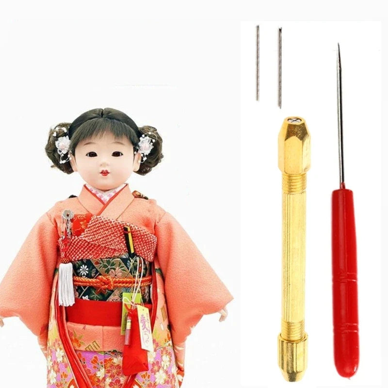 DIY Doll Hair Rooting Tool Set – 0.6/0.8mm Reroot Needles