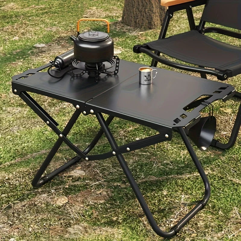 Portable Folding Camping Table – Compact Metal Outdoor Table