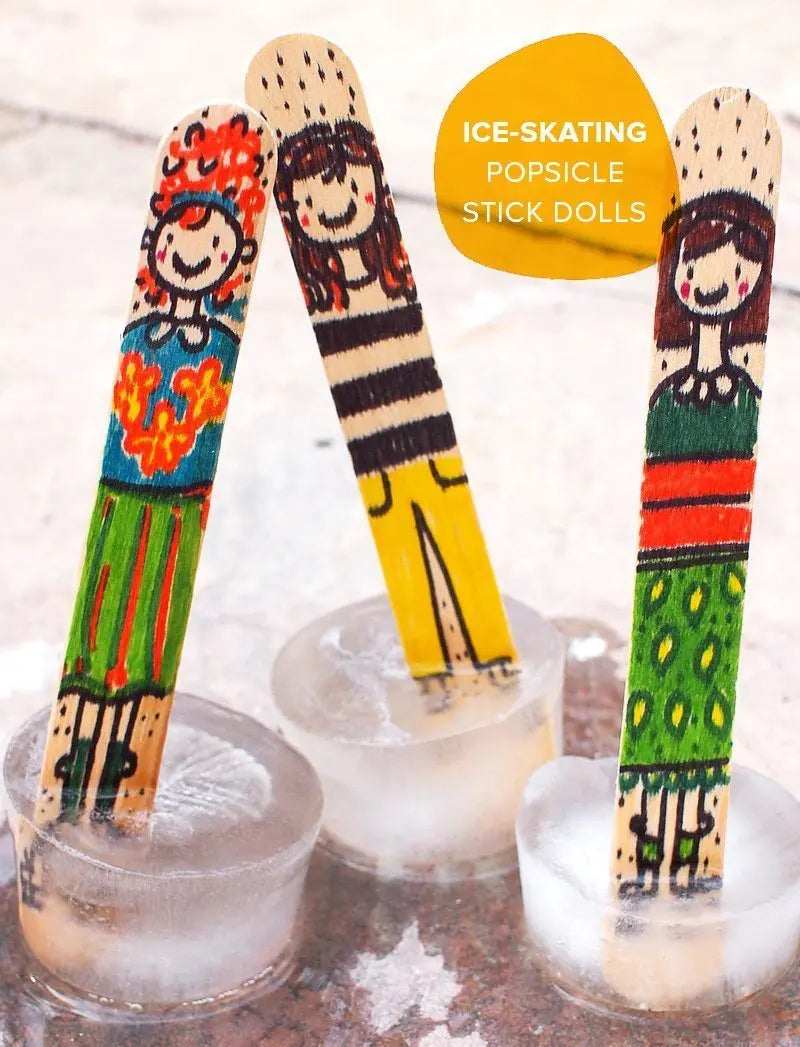 Craft Sticks Ice Cream Wooden Popsicle Stick Length Supports Pop