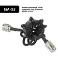 1.8–30MHz HF Shortwave Choke Coil Magnetic Ring | M Male Female