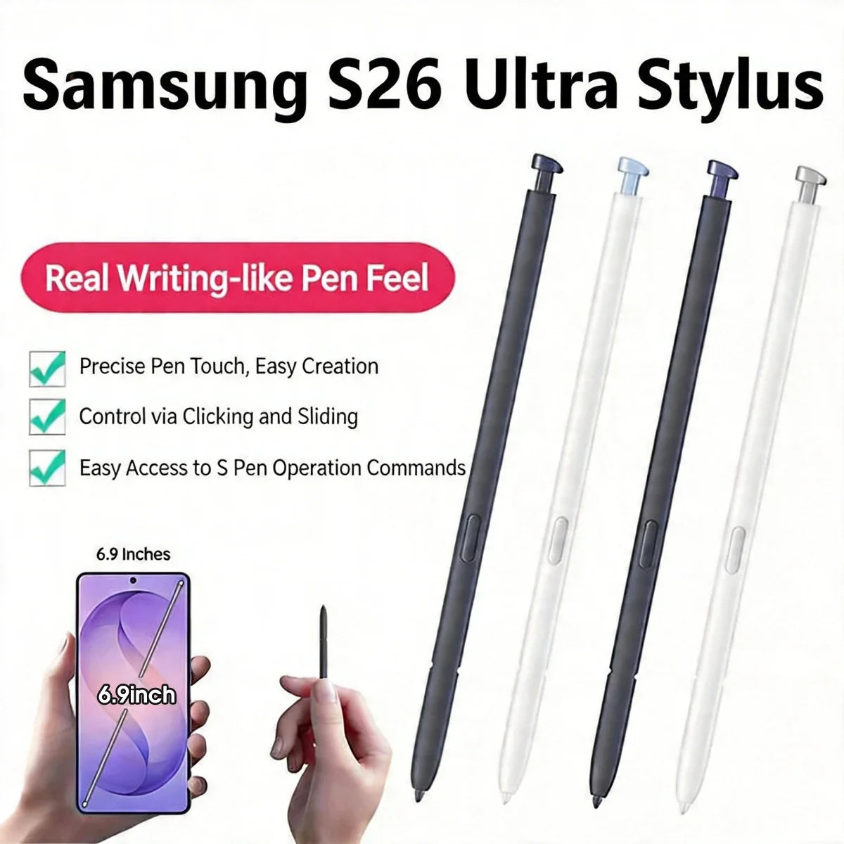 Samsung Galaxy S26 Ultra S Pen Replacement – EMR Stylus | GUUGEI