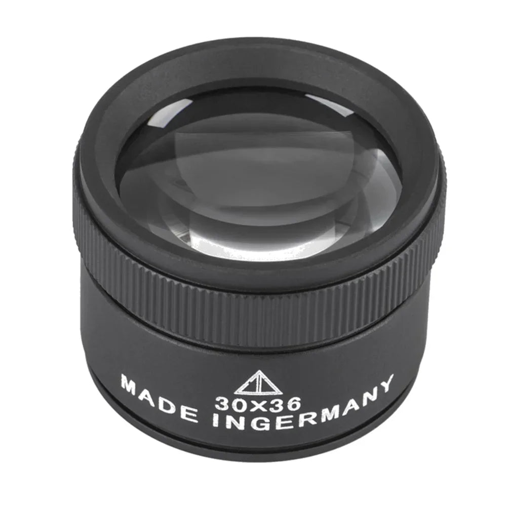 30X Magnifying Loupe – 36mm K9 Optical Lens for Jewelry & Coins