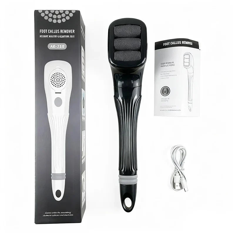 Electric Foot Exfoliator | Rechargeable Callus Remover & Vacuum