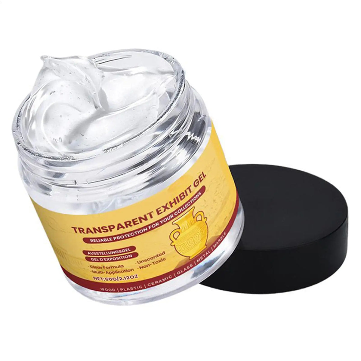 60g Clear Museum Gel – Removable Adhesive for Antiques & Decor