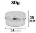 Empty Aluminum Tins 5ml–100ml | Screw Top Round Storage Cans