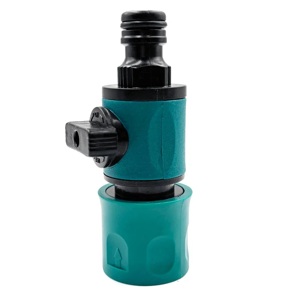 Garden Hose Inline Shut-Off Valve & Quick Connector