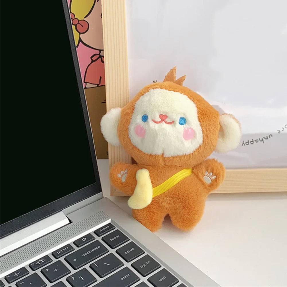 Cute Plush Monkey Keychain 12cm | Soft Stuffed Bag Charm